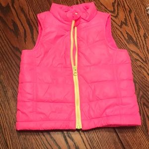 Toddler girl puffy vest